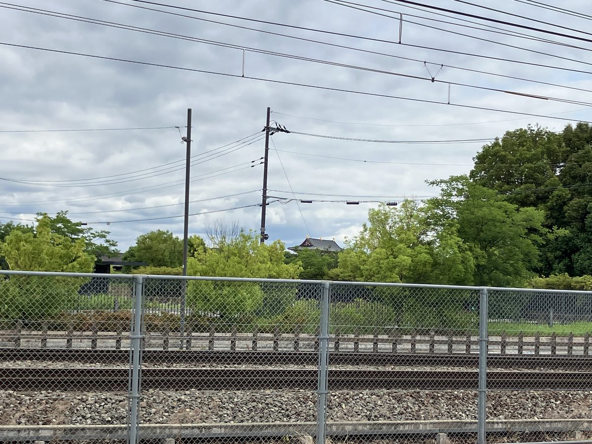 The First Daigokuden of Heijo Palace Site visible ahead to the left
